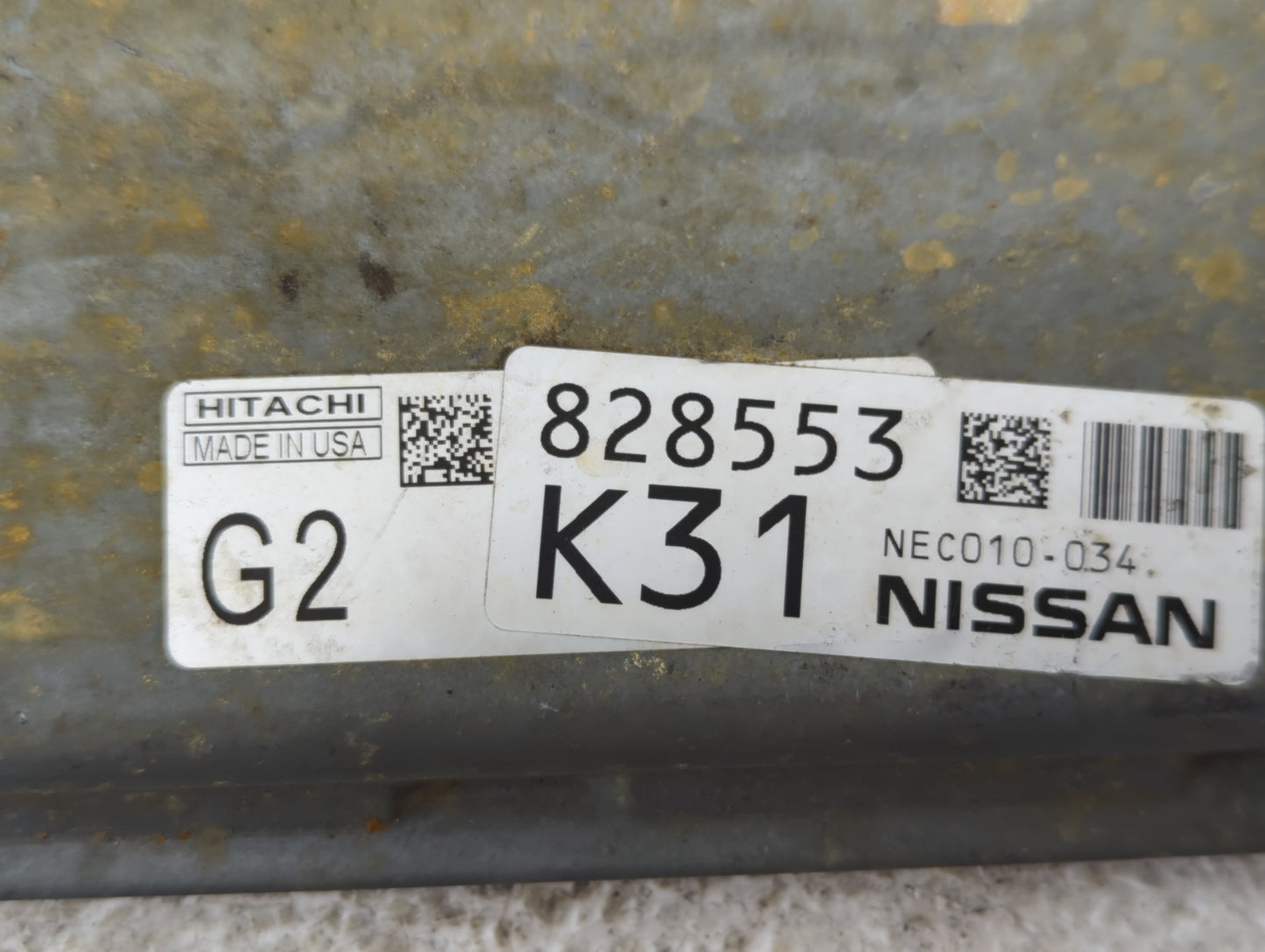2014 Nissan Pathfinder PCM Engine Control Computer ECU ECM PCU OEM P/N:NEC010-034 Fits OEM Used Auto Parts - Oemusedautopart