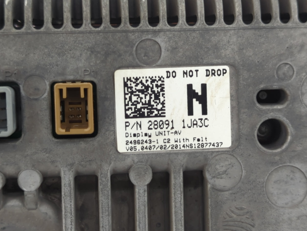2013-2016 Nissan Pathfinder Information Radio Display Screen 1388113 - Oemusedautoparts1.com