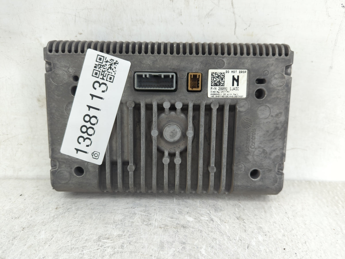 2013-2016 Nissan Pathfinder Information Radio Display Screen 1388113 - Oemusedautoparts1.com