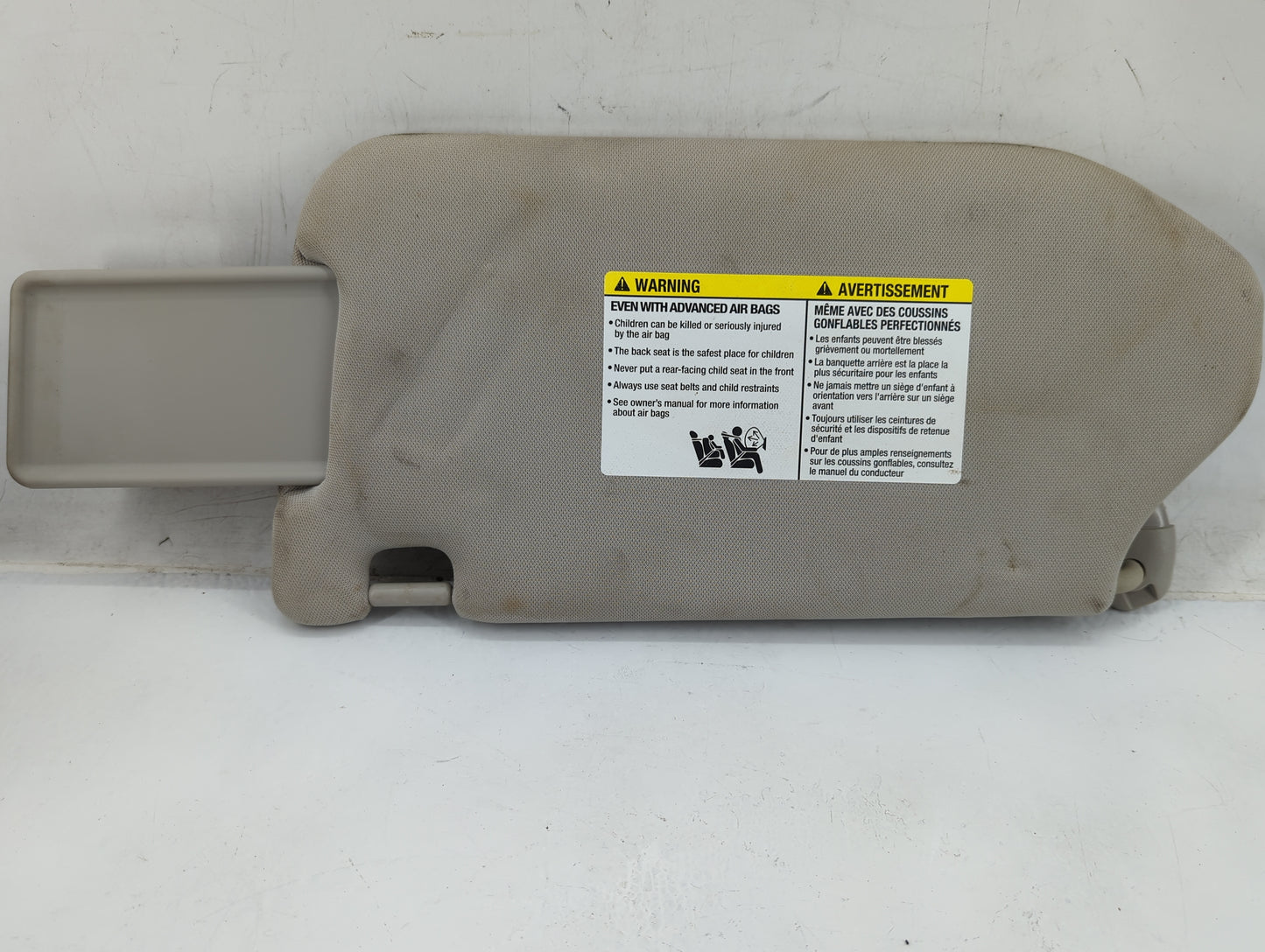 2013-2018 Nissan Pathfinder Sun Visor Shade Replacement Passenger Right Mirror Fits Fits 2013 2014 2015 2016 2017 2018 OEM U