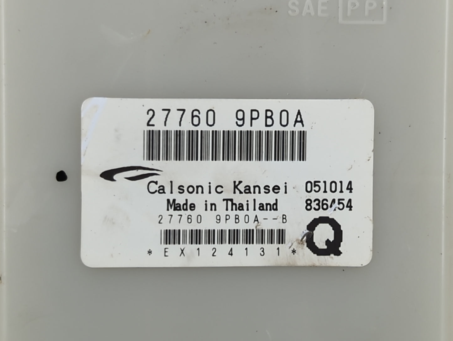 2014-2014 Nissan Pathfinder Temperature Control Module 27760-9pb0a - Oemusedautoparts1.com