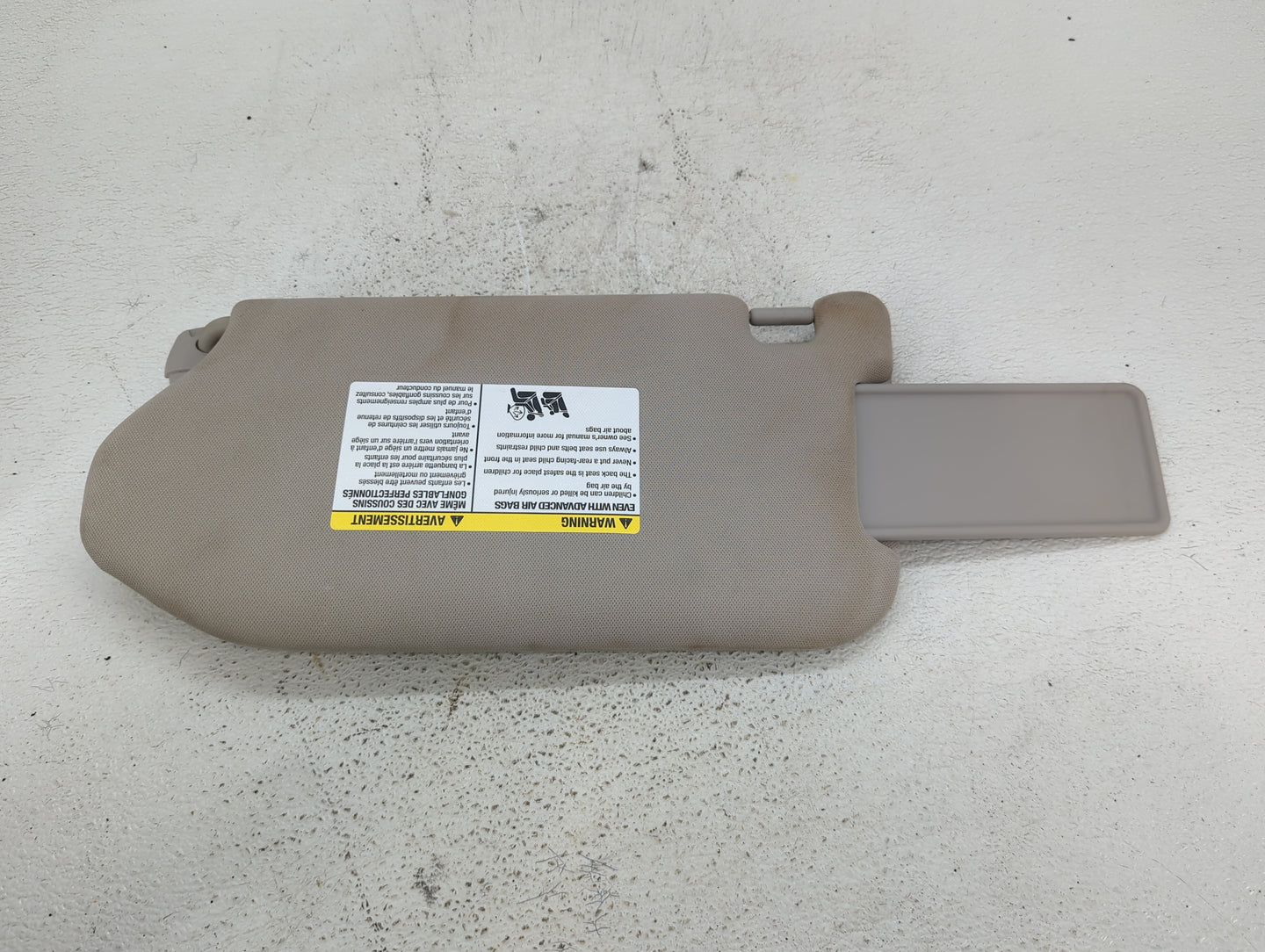 2013-2018 Nissan Pathfinder Sun Visor Shade Replacement Passenger Right Mirror Fits Fits 2013 2014 2015 2016 2017 2018 2019 
