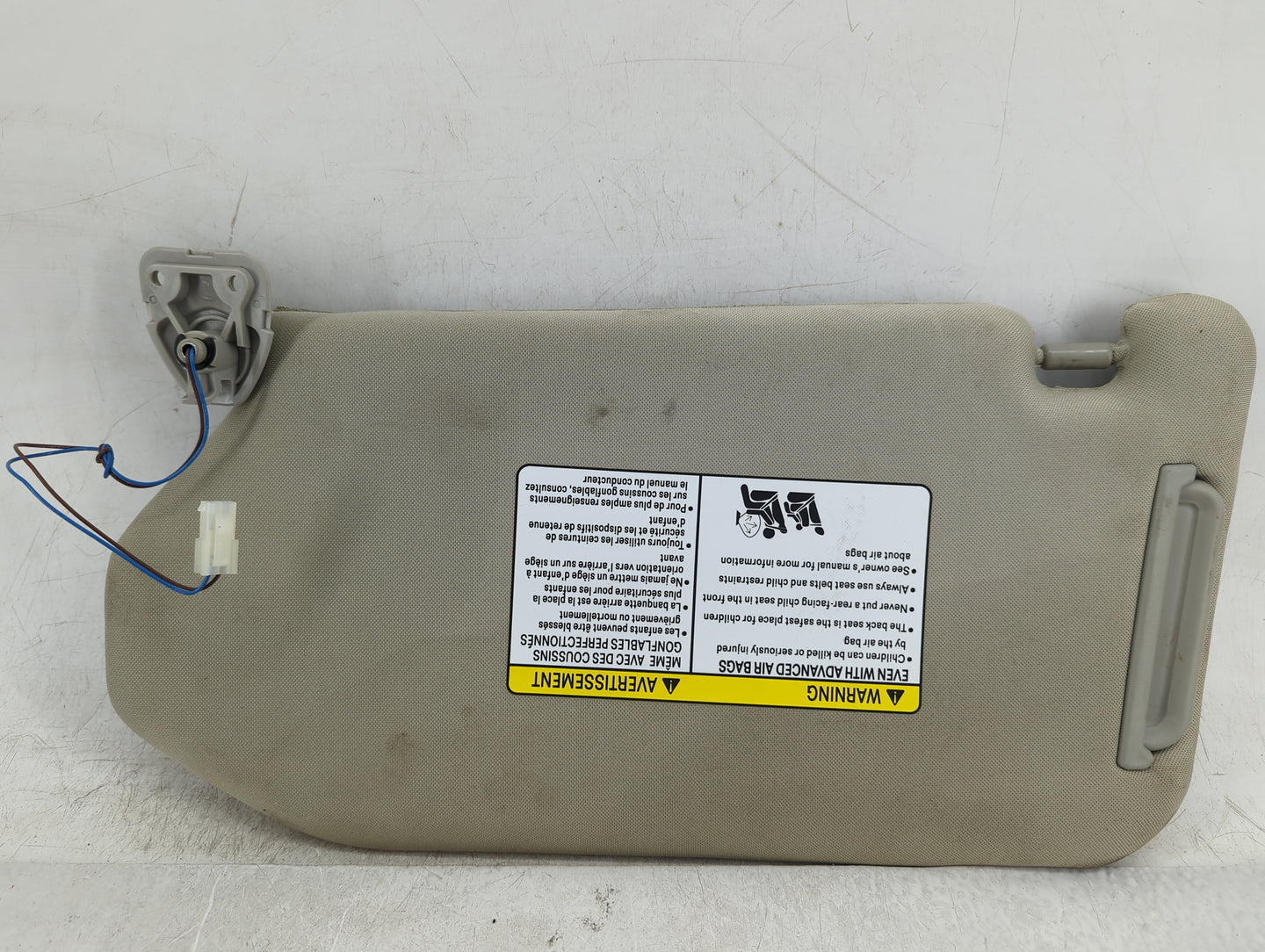 2013-2018 Nissan Pathfinder Sun Visor Shade Replacement Passenger Right Mirror Fits Fits 2013 2014 2015 2016 2017 2018 2019 