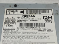 2013-2014 Nissan Pathfinder Radio AM FM Cd Player Receiver Replacement P/N:25915 3KF0D NAU-P8402USBG-C/QX-3941N-E Fits OEM U