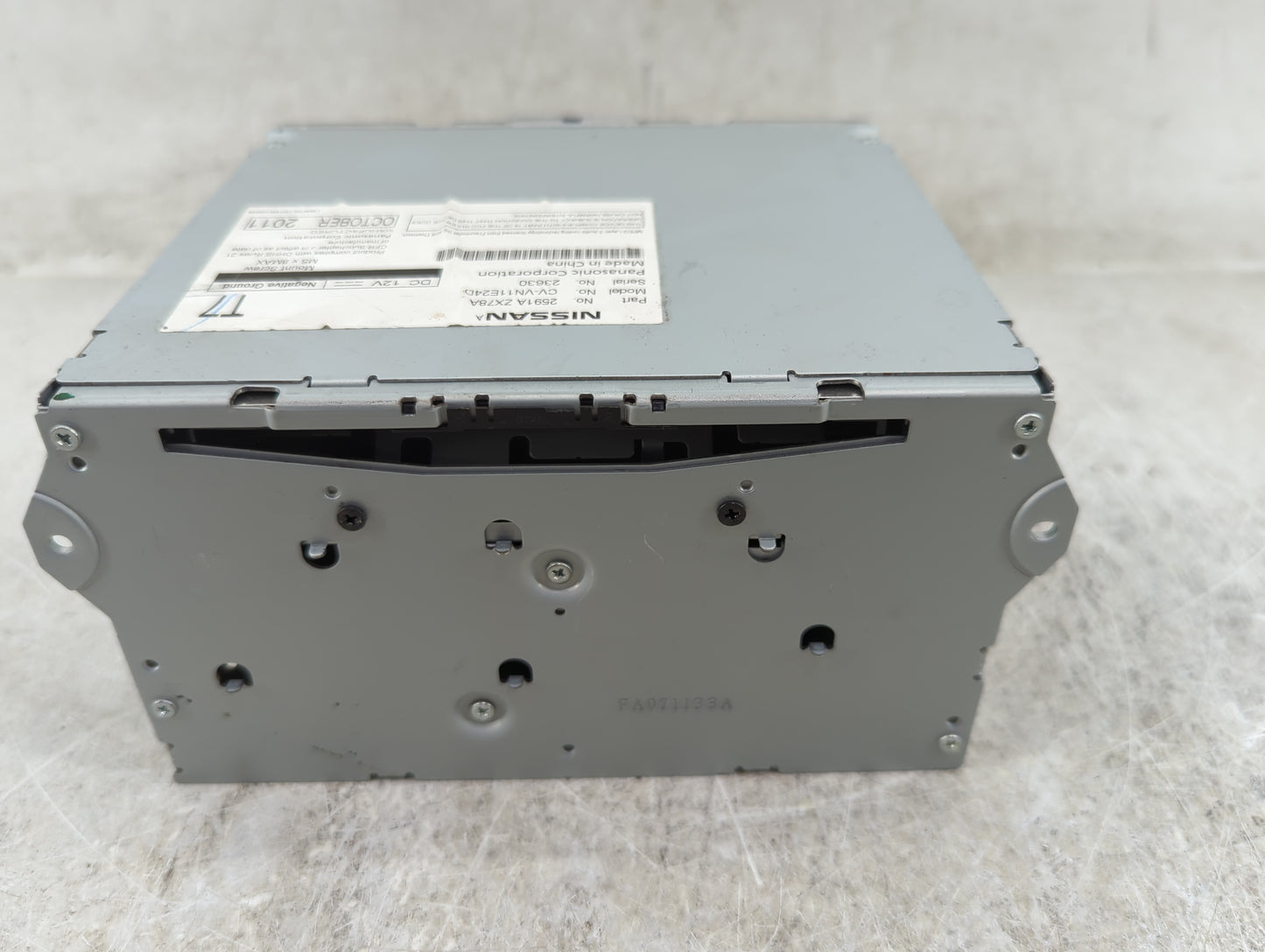 2013-2014 Nissan Pathfinder Radio AM FM Cd Player Receiver Replacement P/N:2591A ZX78A CV-VN11E24D Fits OEM Used Auto Parts 