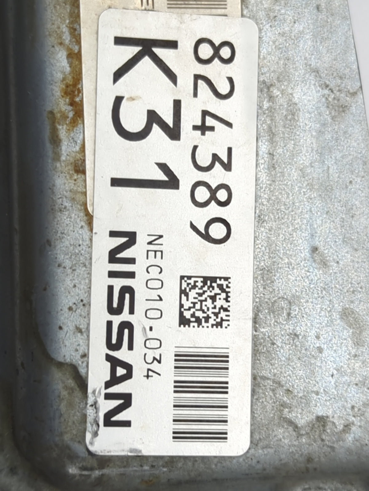 2014 Nissan Pathfinder PCM Engine Control Computer ECU ECM PCU OEM P/N:NEC010-034 824389 OEM Used Auto Parts - Oemusedautopa
