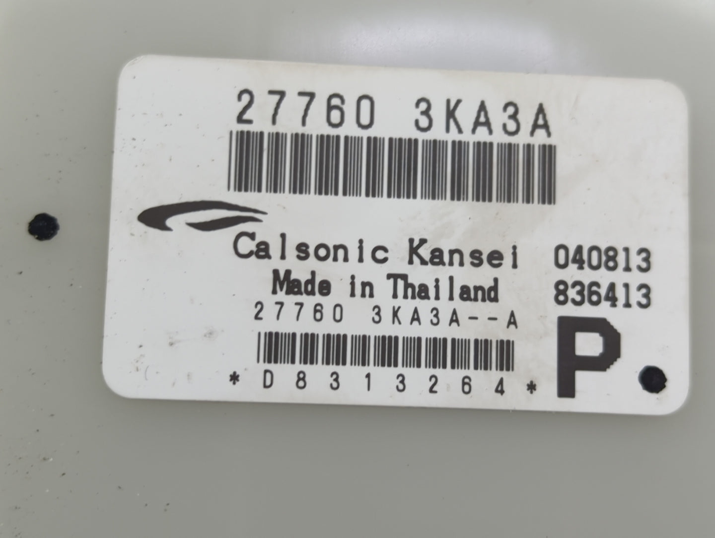 2014 Nissan Pathfinder Climate Control Module Temperature AC/Heater Replacement P/N:27760 3KA3A 27760 3KA3A--A Fits OEM Used