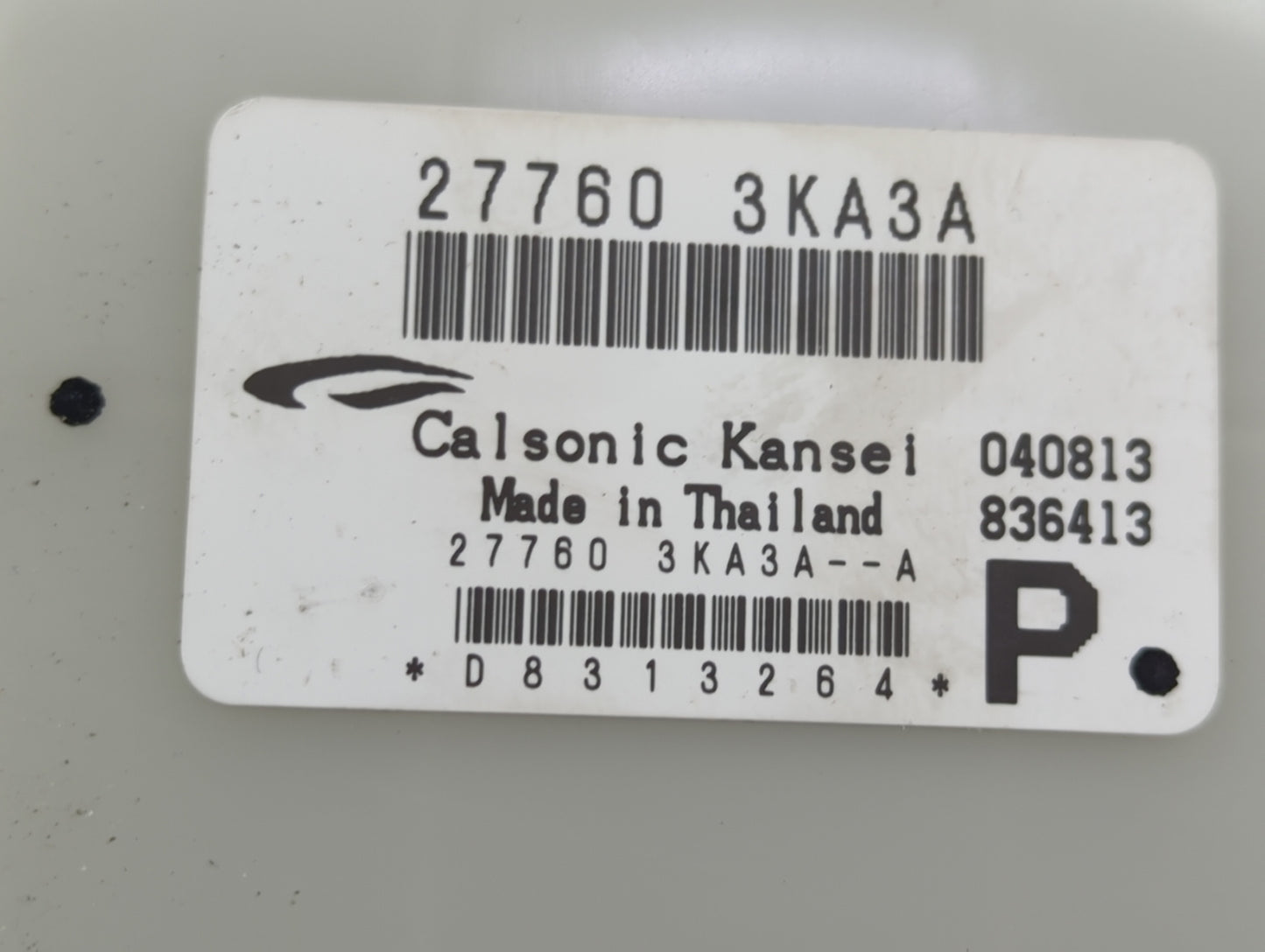 2014 Nissan Pathfinder Climate Control Module Temperature AC/Heater Replacement P/N:27760 3KA3A 27760 3KA3A--A Fits OEM Used