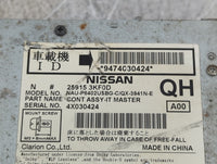 2013-2014 Nissan Pathfinder Radio AM FM Cd Player Receiver Replacement P/N:259153KF0D NAU-P8402USBG-C Fits Fits 2013 2014 OE
