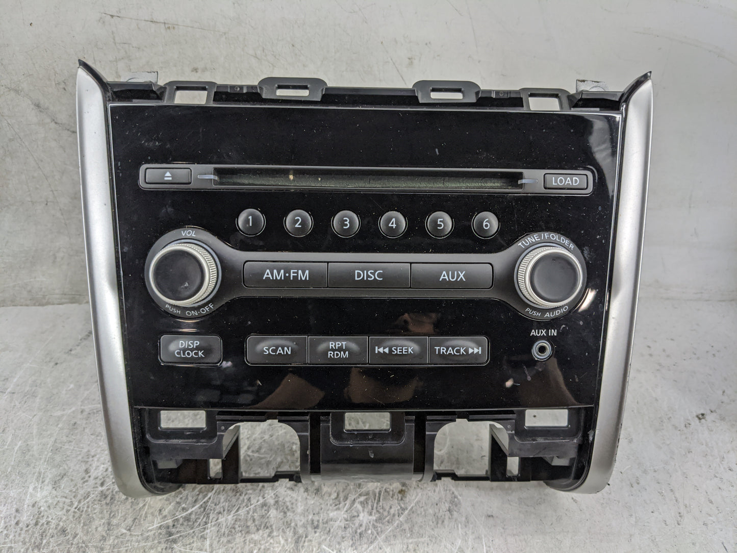 2013-2014 Nissan Pathfinder Radio AM FM Cd Player Receiver Replacement P/N:281853KA1A PP-3441H Fits OEM Used Auto Parts - Oe
