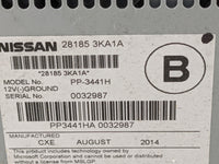 2013-2014 Nissan Pathfinder Radio AM FM Cd Player Receiver Replacement P/N:281853KA1A PP-3441H Fits OEM Used Auto Parts - Oe