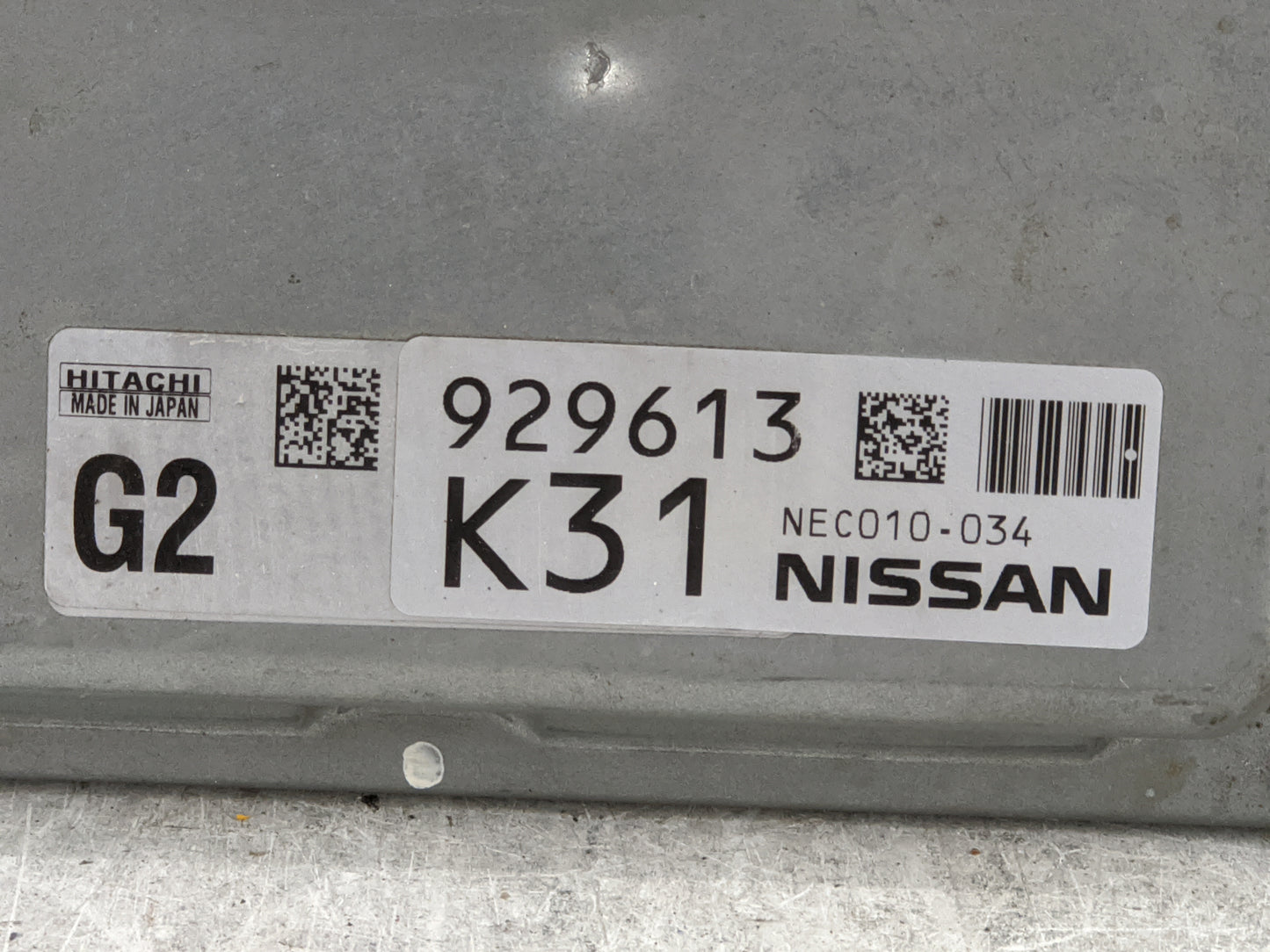 2014 Nissan Pathfinder PCM Engine Control Computer ECU ECM PCU OEM P/N:NEC010-034 Fits OEM Used Auto Parts - Oemusedautopart