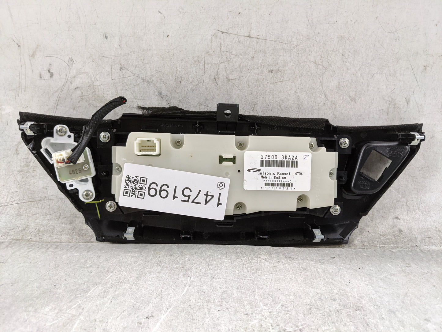2013-2016 Nissan Pathfinder Climate Control Module Temperature AC/Heater Replacement P/N:275003KA2A Fits Fits 2013 2014 2015
