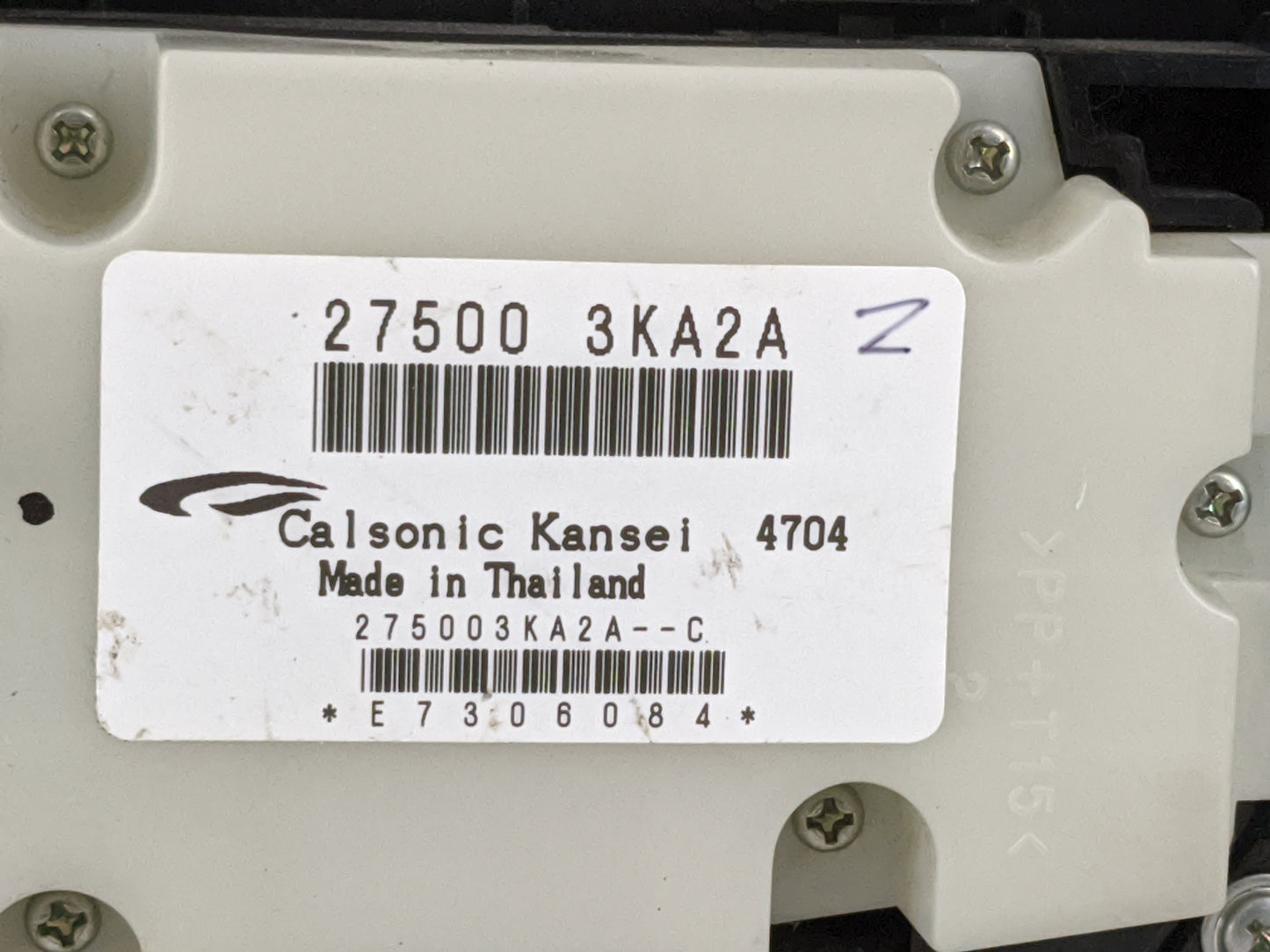 2013-2016 Nissan Pathfinder Climate Control Module Temperature AC/Heater Replacement P/N:275003KA2A Fits Fits 2013 2014 2015