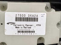 2013-2016 Nissan Pathfinder Climate Control Module Temperature AC/Heater Replacement P/N:275003KA2A Fits Fits 2013 2014 2015