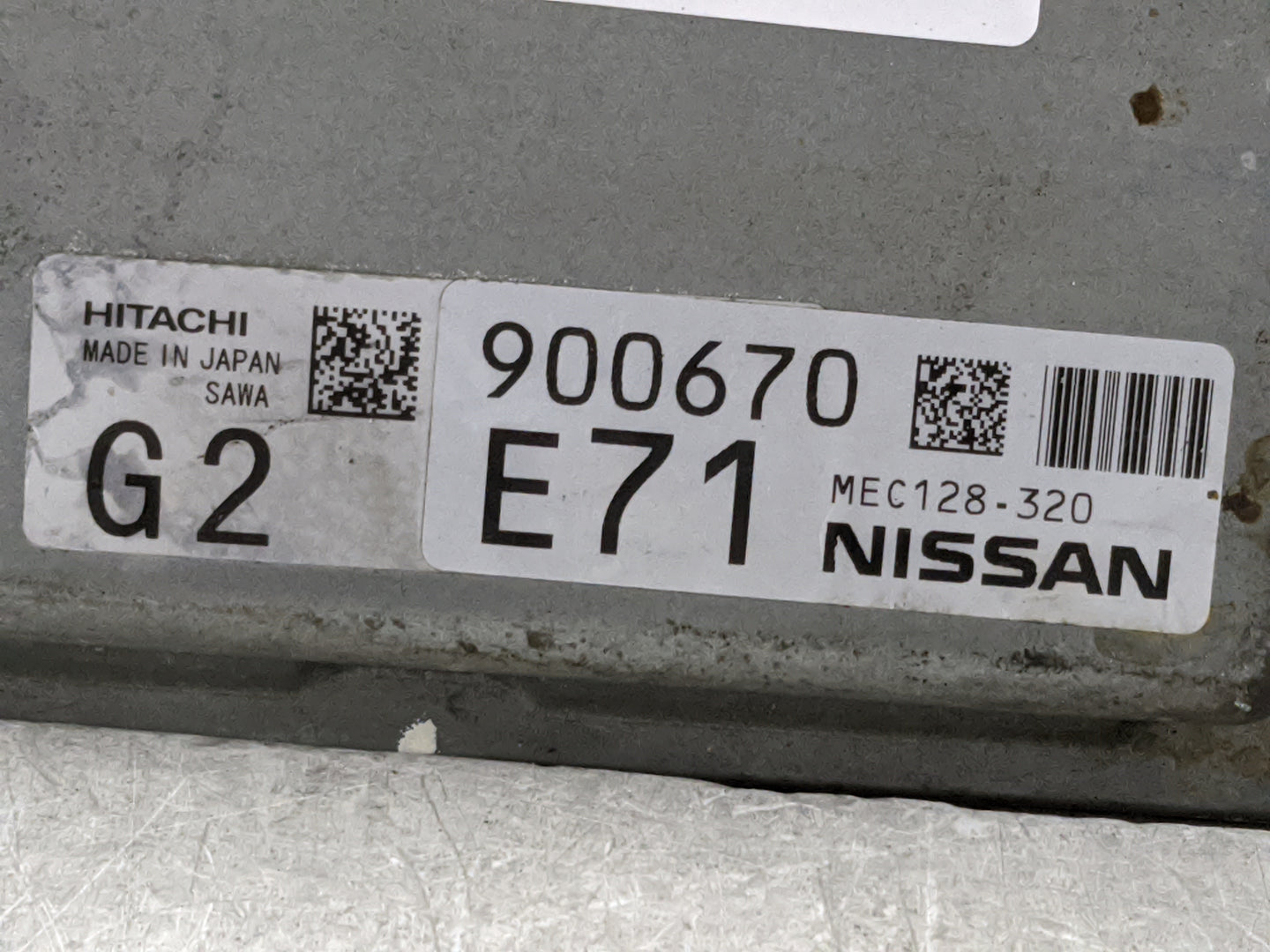 2014 Nissan Pathfinder PCM Engine Control Computer ECU ECM PCU OEM P/N:MEC128-320 Fits OEM Used Auto Parts - Oemusedautopart