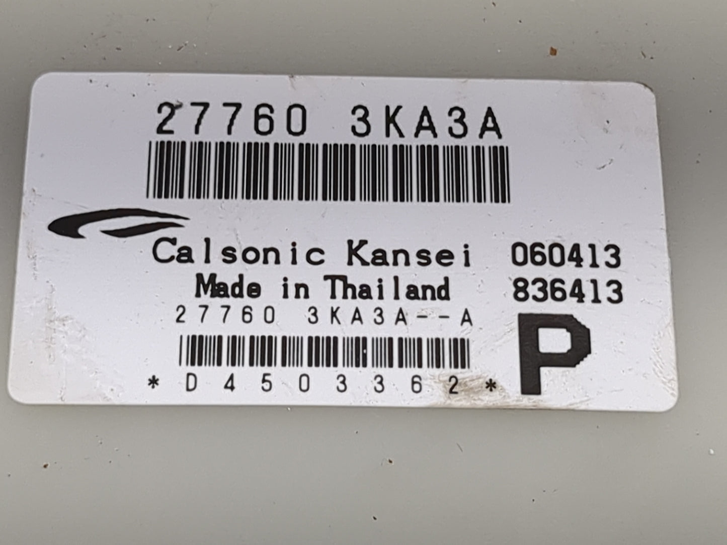 2014 Nissan Pathfinder Climate Control Module Temperature AC/Heater Replacement P/N:27760 3KA3A 27760 3KA3A--A Fits OEM Used