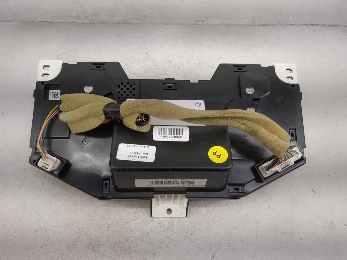 2014 Nissan Pathfinder Instrument Cluster Speedometer Gauges P/N:24810 9PA0C A2C87718601 Miles: Fits OEM Used Auto Parts - O