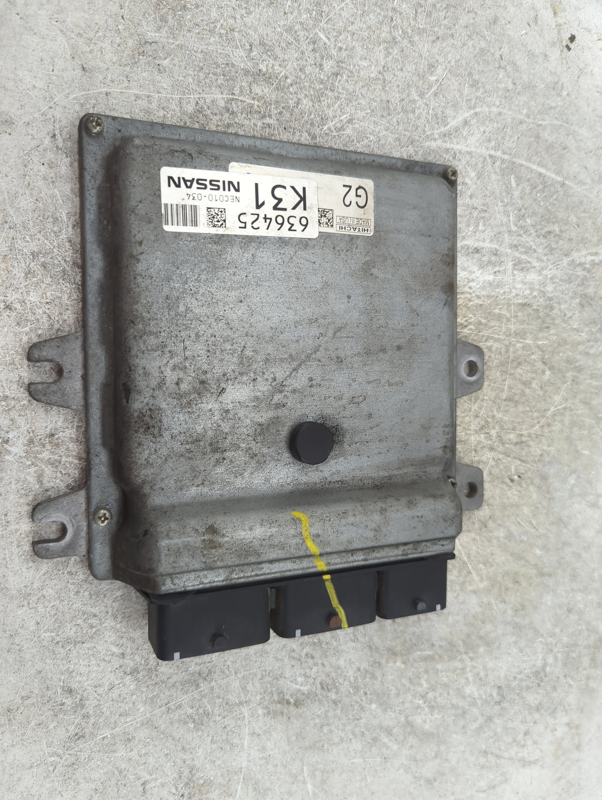 2014 Nissan Pathfinder PCM Engine Control Computer ECU ECM PCU OEM P/N:NEC010-034 636425 OEM Used Auto Parts - Oemusedautopa