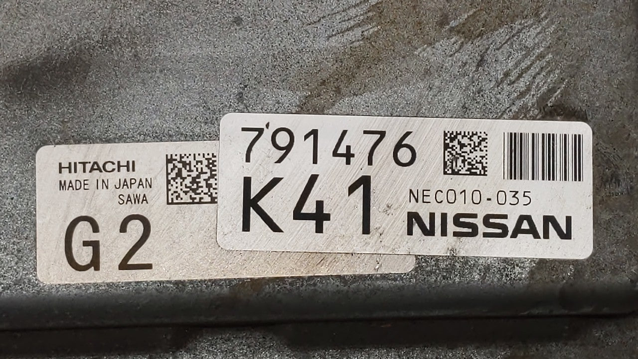 2014 Nissan Pathfinder PCM Engine Control Computer ECU ECM PCU OEM P/N:NEC010-035 NEC010-033, NEC010-028, NEC010-034 Fits OE