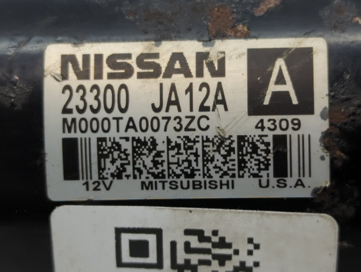 2013-2017 Nissan Pathfinder Car Starter Motor Solenoid OEM P/N:23300 JA12A Fits Fits 2013 2014 2017 OEM Used Auto Parts - Oe