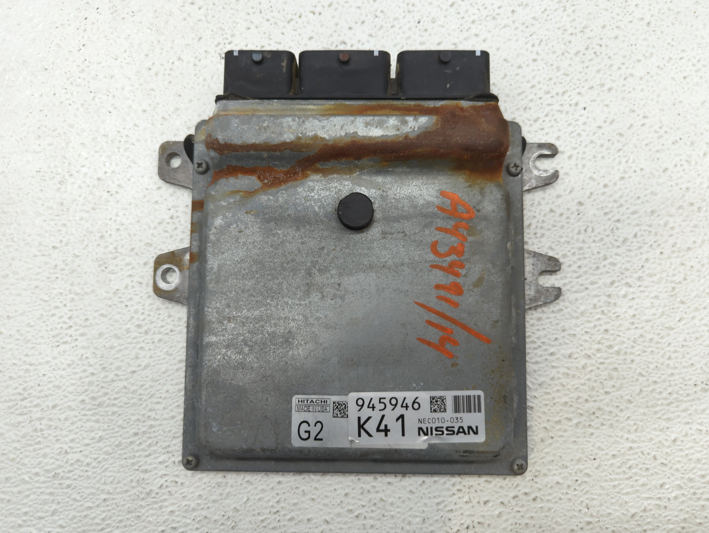 2014 Nissan Pathfinder PCM Engine Control Computer ECU ECM PCU OEM P/N:NEC010-035 Fits OEM Used Auto Parts - Oemusedautopart