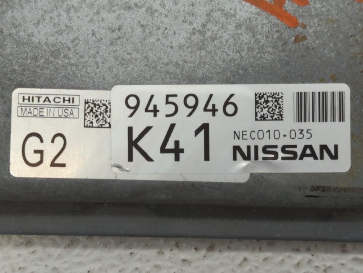 2014 Nissan Pathfinder PCM Engine Control Computer ECU ECM PCU OEM P/N:NEC010-035 Fits OEM Used Auto Parts - Oemusedautopart
