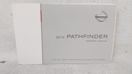 2014 Nissan Pathfinder Owners Manual Book Guide OEM Used Auto Parts - Oemusedautoparts1.com