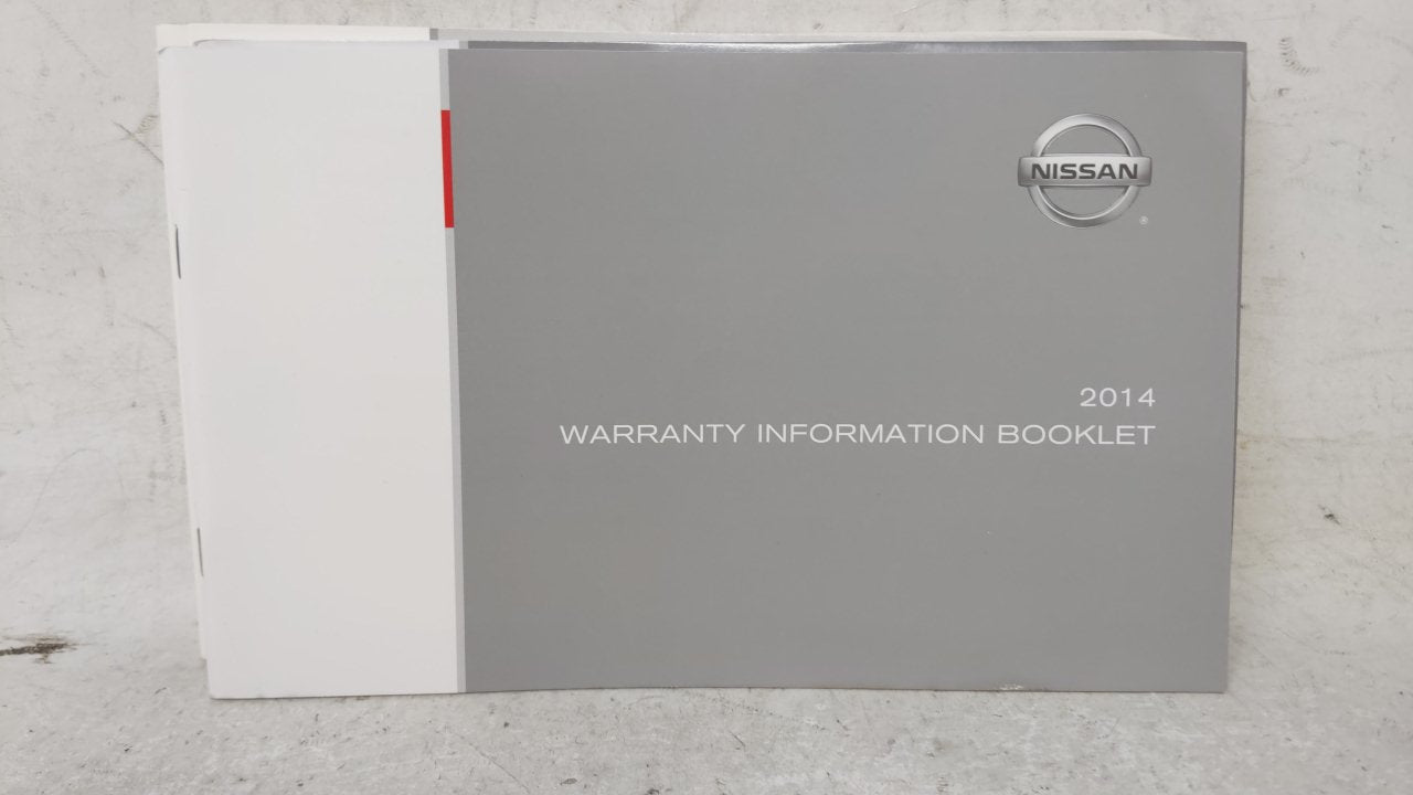 2014 Nissan Pathfinder Owners Manual Book Guide OEM Used Auto Parts - Oemusedautoparts1.com
