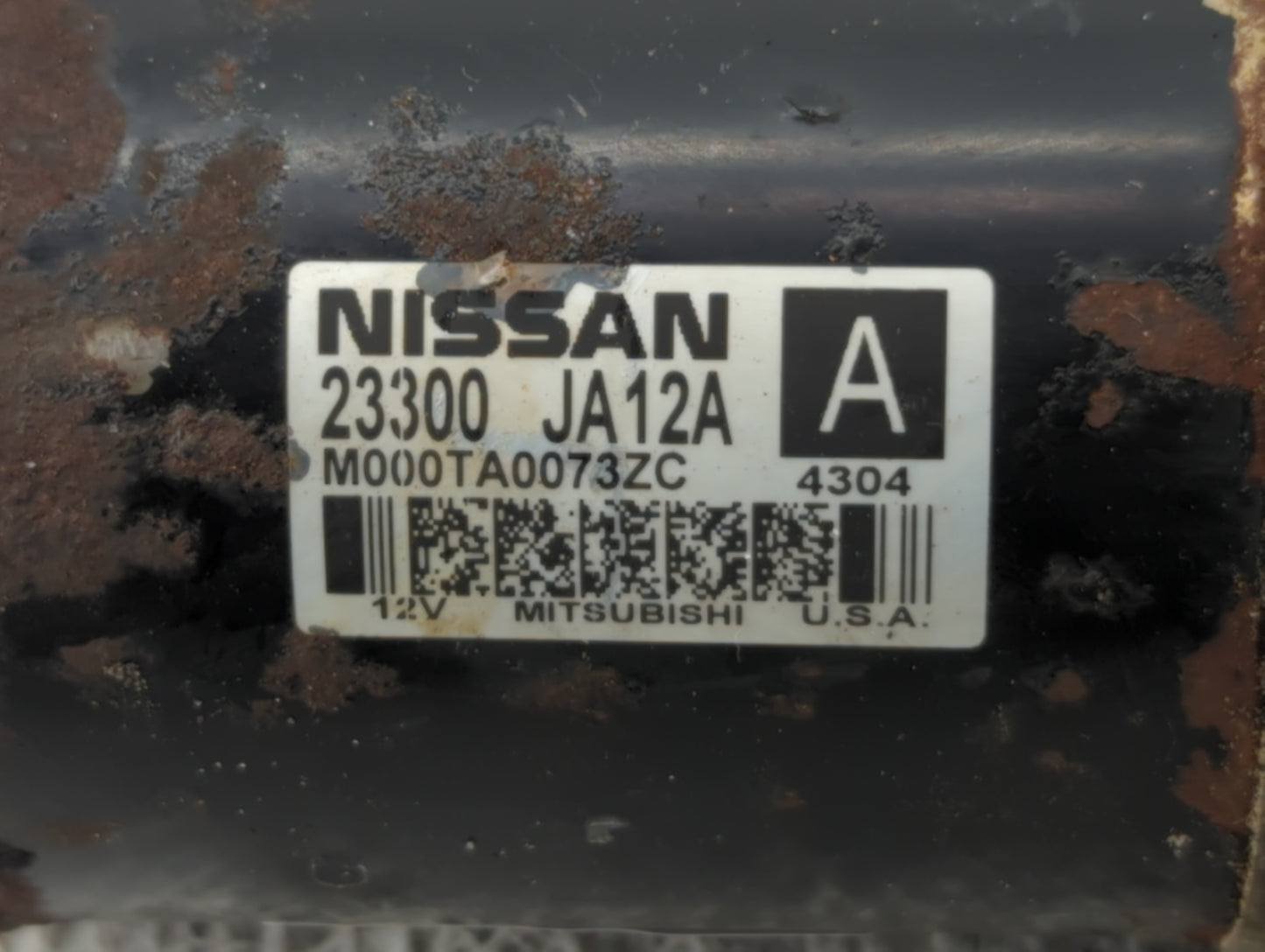 2013-2017 Nissan Pathfinder Car Starter Motor Solenoid OEM P/N:M000TA0073ZC 23300 JA12A Fits Fits 2013 2014 2017 OEM Used Au