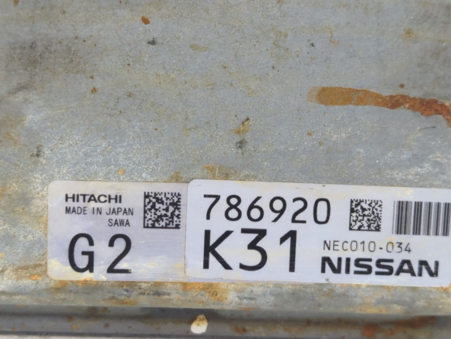 2014 Nissan Pathfinder PCM Engine Control Computer ECU ECM PCU OEM P/N:NEC010-034 NEC010-035 Fits OEM Used Auto Parts - Oemu