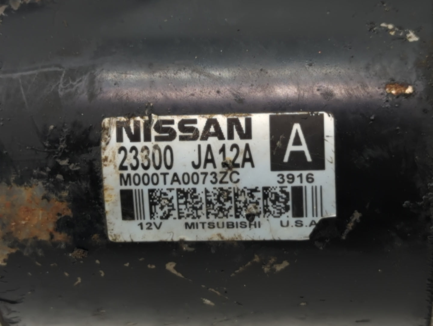 2013-2017 Nissan Pathfinder Car Starter Motor Solenoid OEM P/N:M000TA0073ZC 23300 JA12A Fits Fits 2013 2014 2017 OEM Used Au