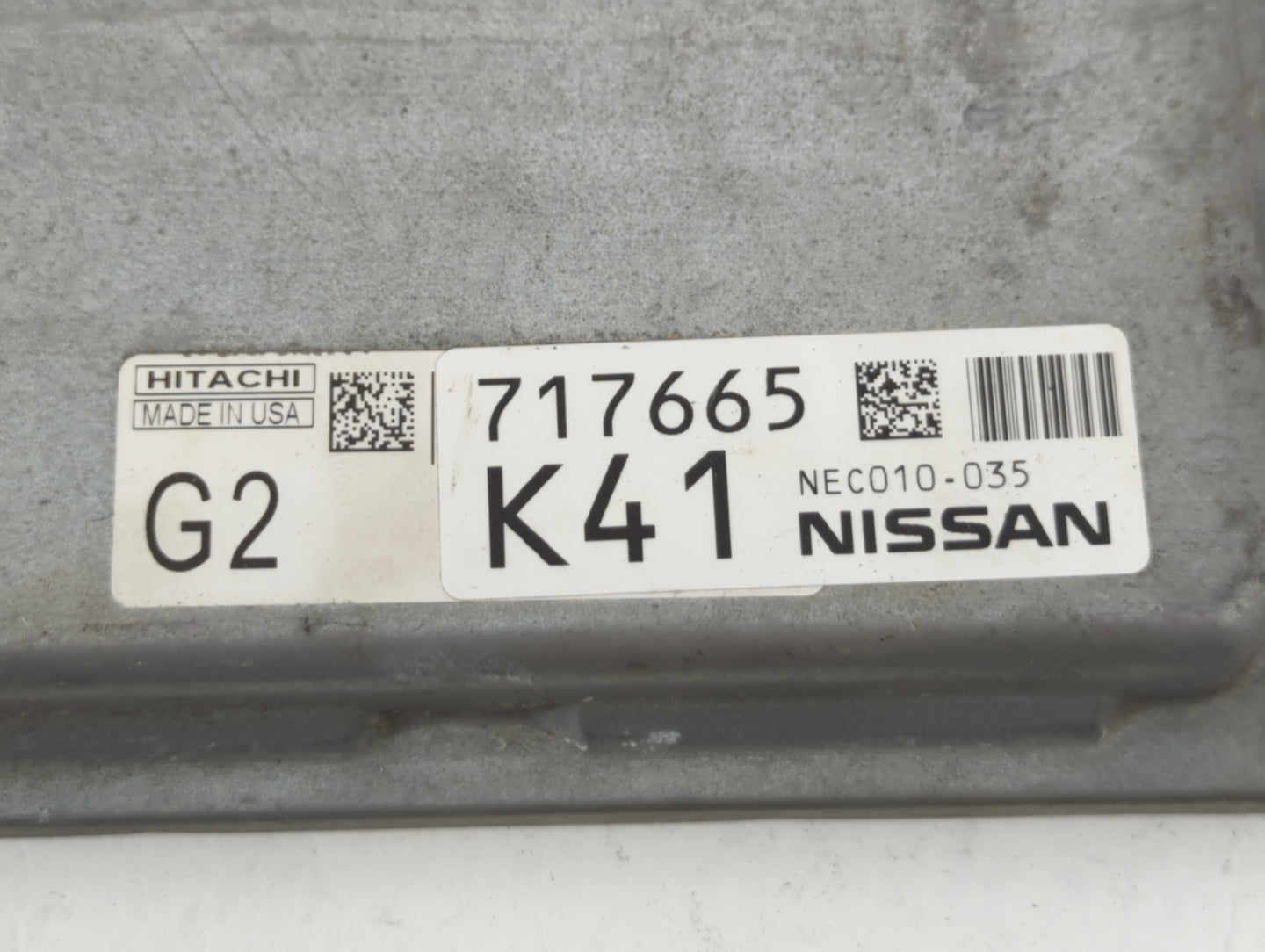 2014 Nissan Pathfinder PCM Engine Control Computer ECU ECM PCU OEM P/N:NEC010-034 Fits OEM Used Auto Parts - Oemusedautopart