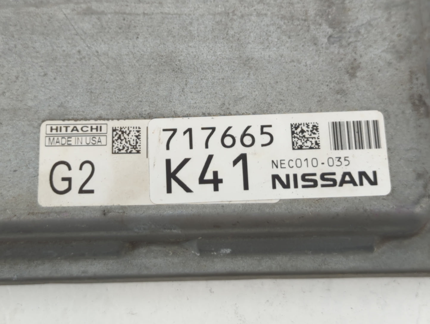 2014 Nissan Pathfinder PCM Engine Control Computer ECU ECM PCU OEM P/N:NEC010-034 Fits OEM Used Auto Parts - Oemusedautopart
