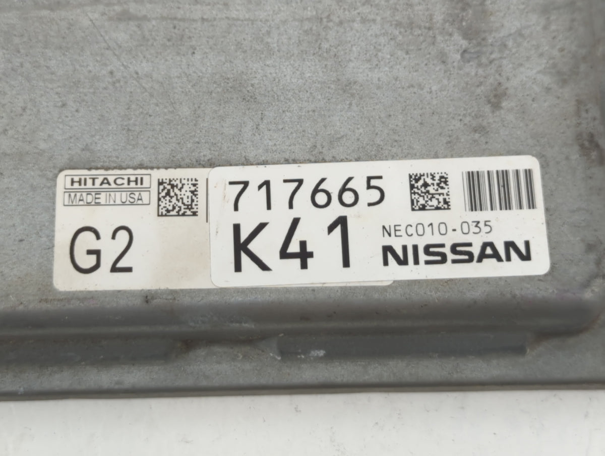 2014 Nissan Pathfinder PCM Engine Control Computer ECU ECM PCU OEM P/N:NEC010-034 OEM Used Auto Parts - Oemusedautoparts1.co