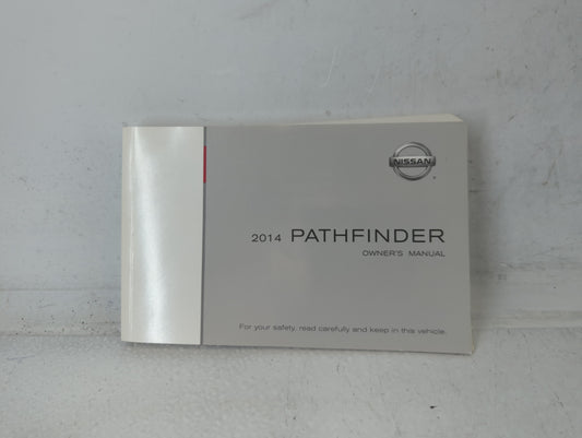 2014 Nissan Pathfinder Owners Manual Book Guide P/N:OM14E 0R52U0 OEM Used Auto Parts