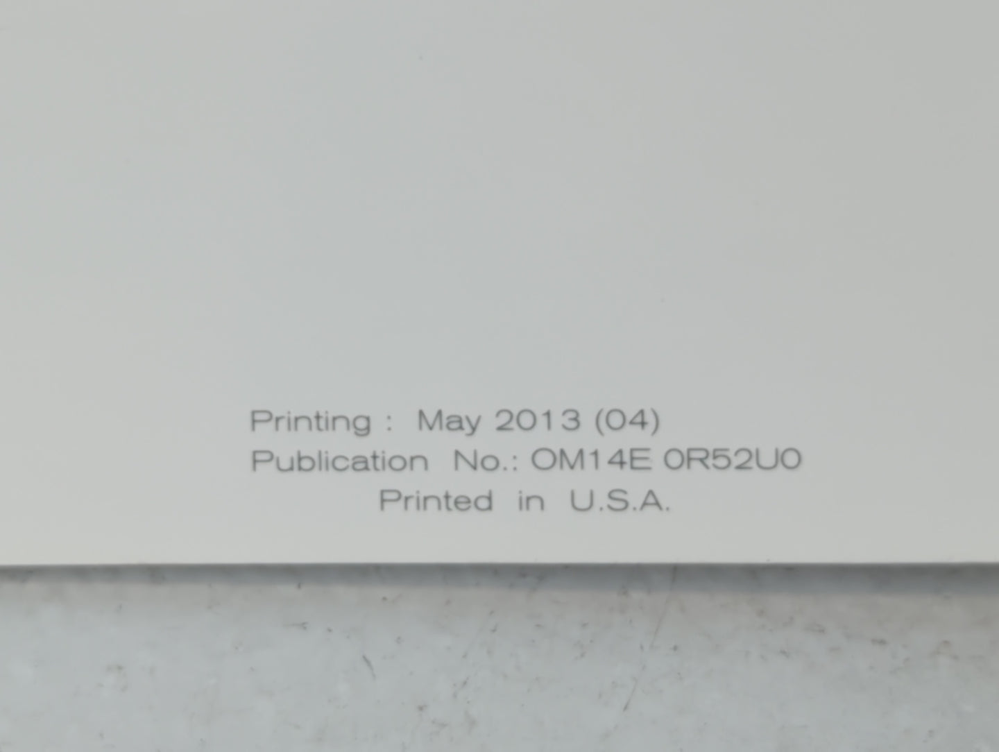 2014 Nissan Pathfinder Owners Manual Book Guide P/N:OM14E 0R52U0 OEM Used Auto Parts - Oemusedautoparts1.com