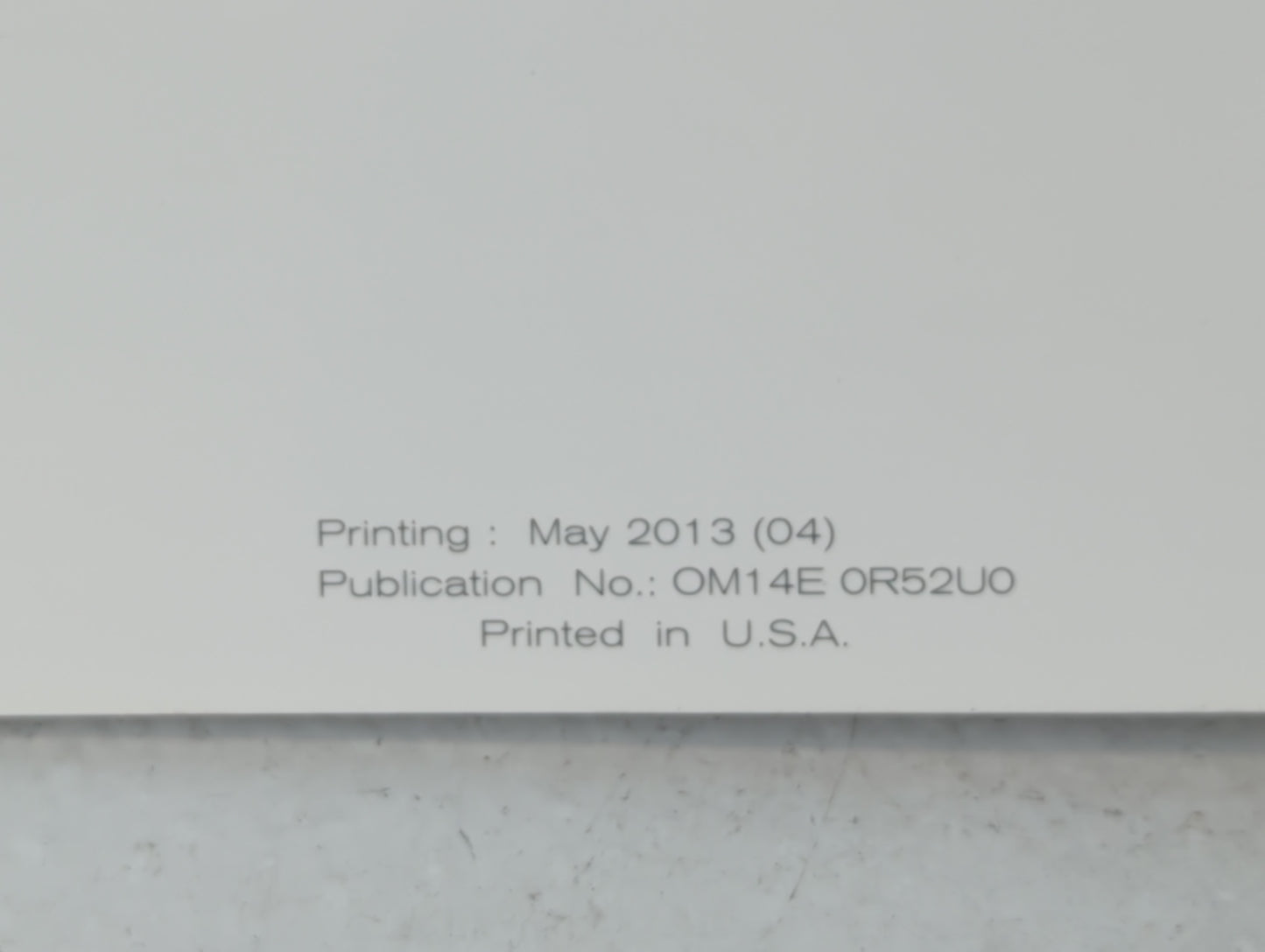 2014 Nissan Pathfinder Owners Manual Book Guide P/N:OM14E 0R52U0 OEM Used Auto Parts - Oemusedautoparts1.com