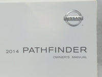 2014 Nissan Pathfinder Owners Manual Book Guide P/N:OM14E 0R52U0 OEM Used Auto Parts - Oemusedautoparts1.com
