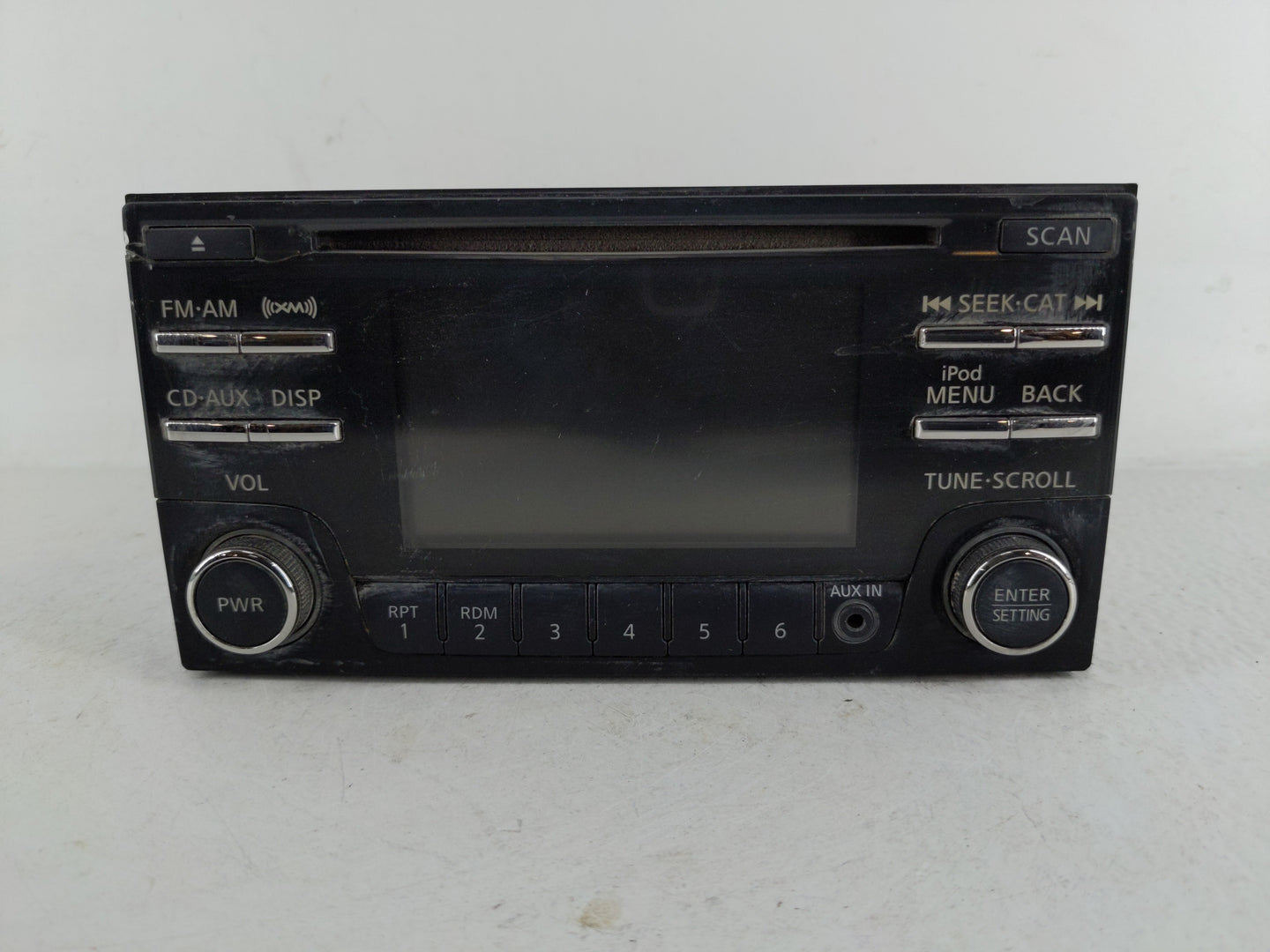 2013-2014 Nissan Quest Radio AM FM Cd Player Receiver Replacement P/N:281851JA2A Fits Fits 2013 2014 OEM Used Auto Parts - O