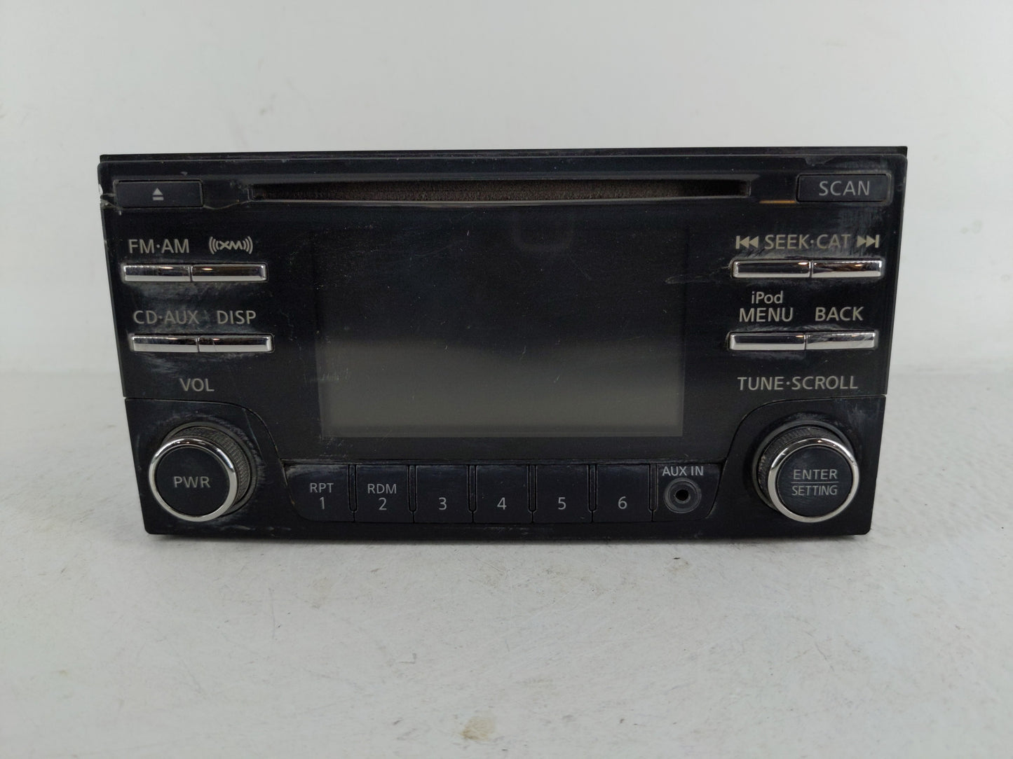 2013-2014 Nissan Quest Radio AM FM Cd Player Receiver Replacement P/N:281851JA2A Fits Fits 2013 2014 OEM Used Auto Parts - O