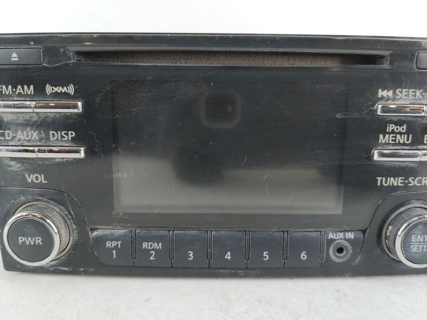 2013-2014 Nissan Quest Radio AM FM Cd Player Receiver Replacement P/N:281851JA2A Fits Fits 2013 2014 OEM Used Auto Parts - O
