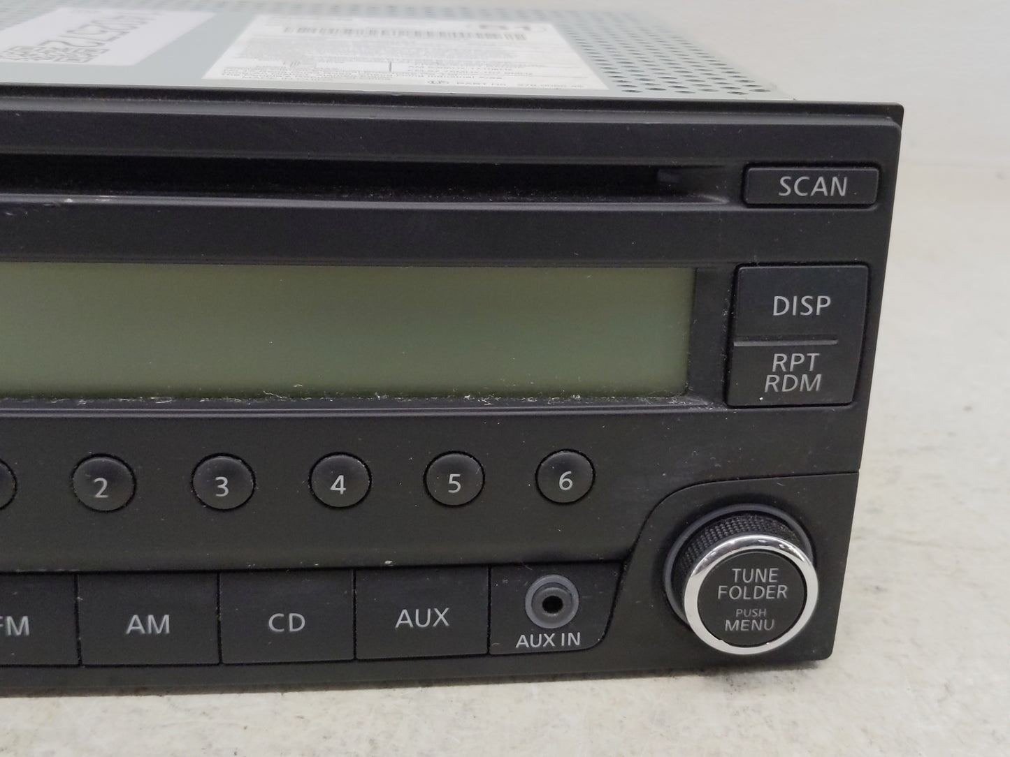 2013-2017 Nissan Quest Radio AM FM Cd Player Receiver Replacement P/N:28185 3WS0A Fits Fits 2013 2014 2015 2016 2017 OEM Use