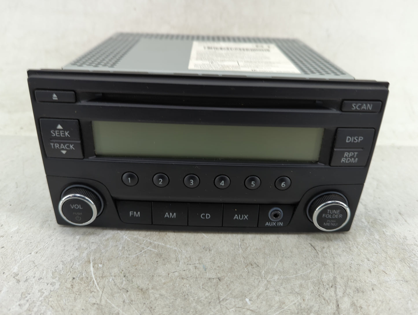 2013-2017 Nissan Quest Radio AM FM Cd Player Receiver Replacement Fits Fits 2013 2014 2015 2016 2017 OEM Used Auto Parts - O