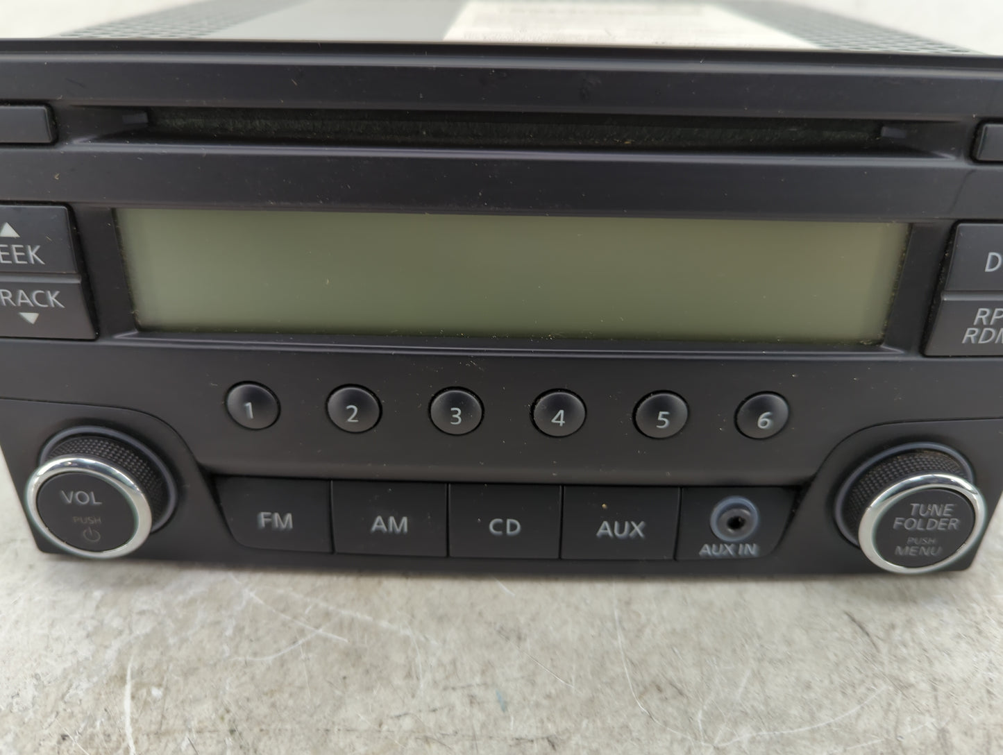 2013-2017 Nissan Quest Radio AM FM Cd Player Receiver Replacement Fits Fits 2013 2014 2015 2016 2017 OEM Used Auto Parts - O