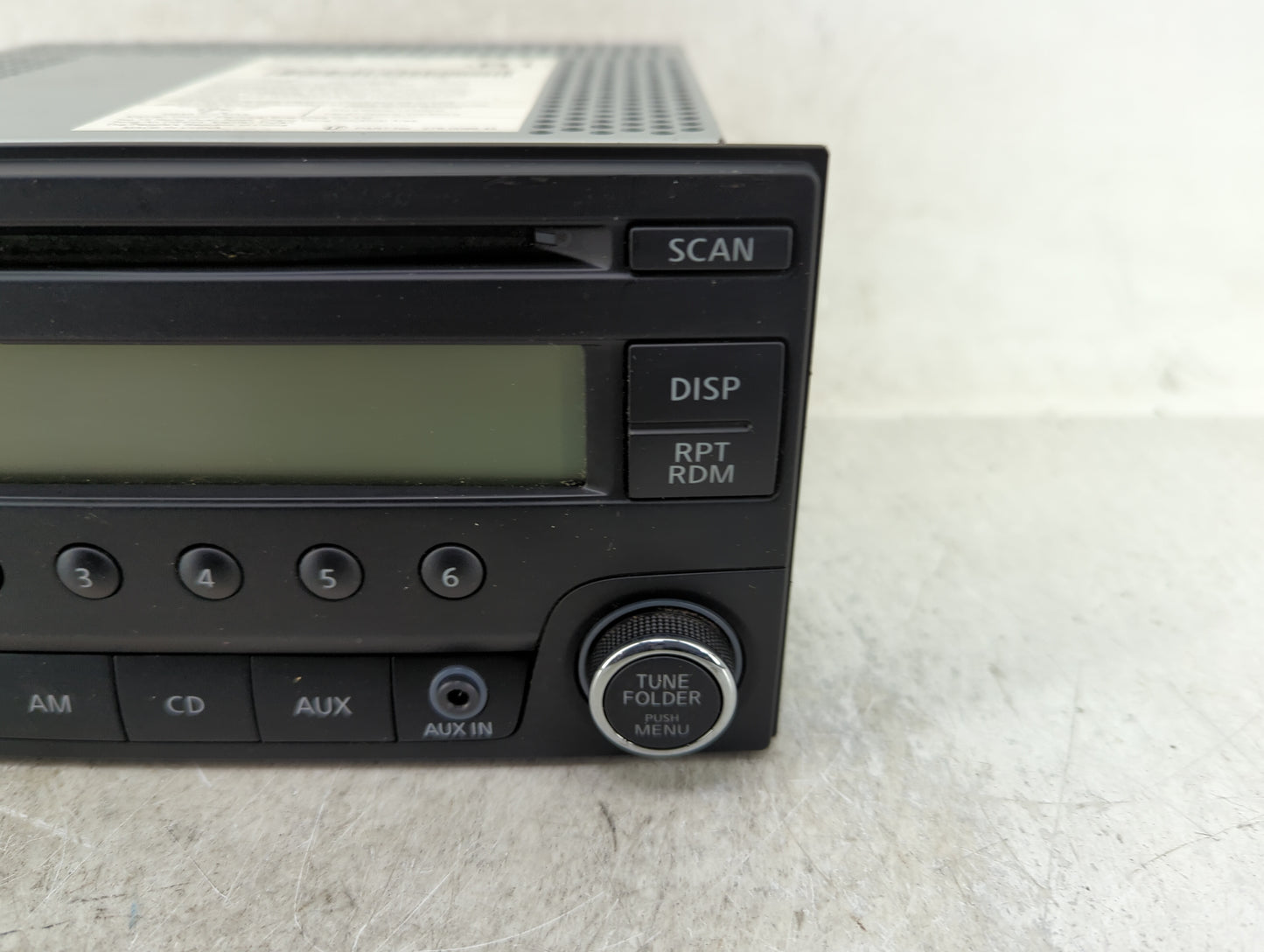 2013-2017 Nissan Quest Radio AM FM Cd Player Receiver Replacement Fits Fits 2013 2014 2015 2016 2017 OEM Used Auto Parts - O