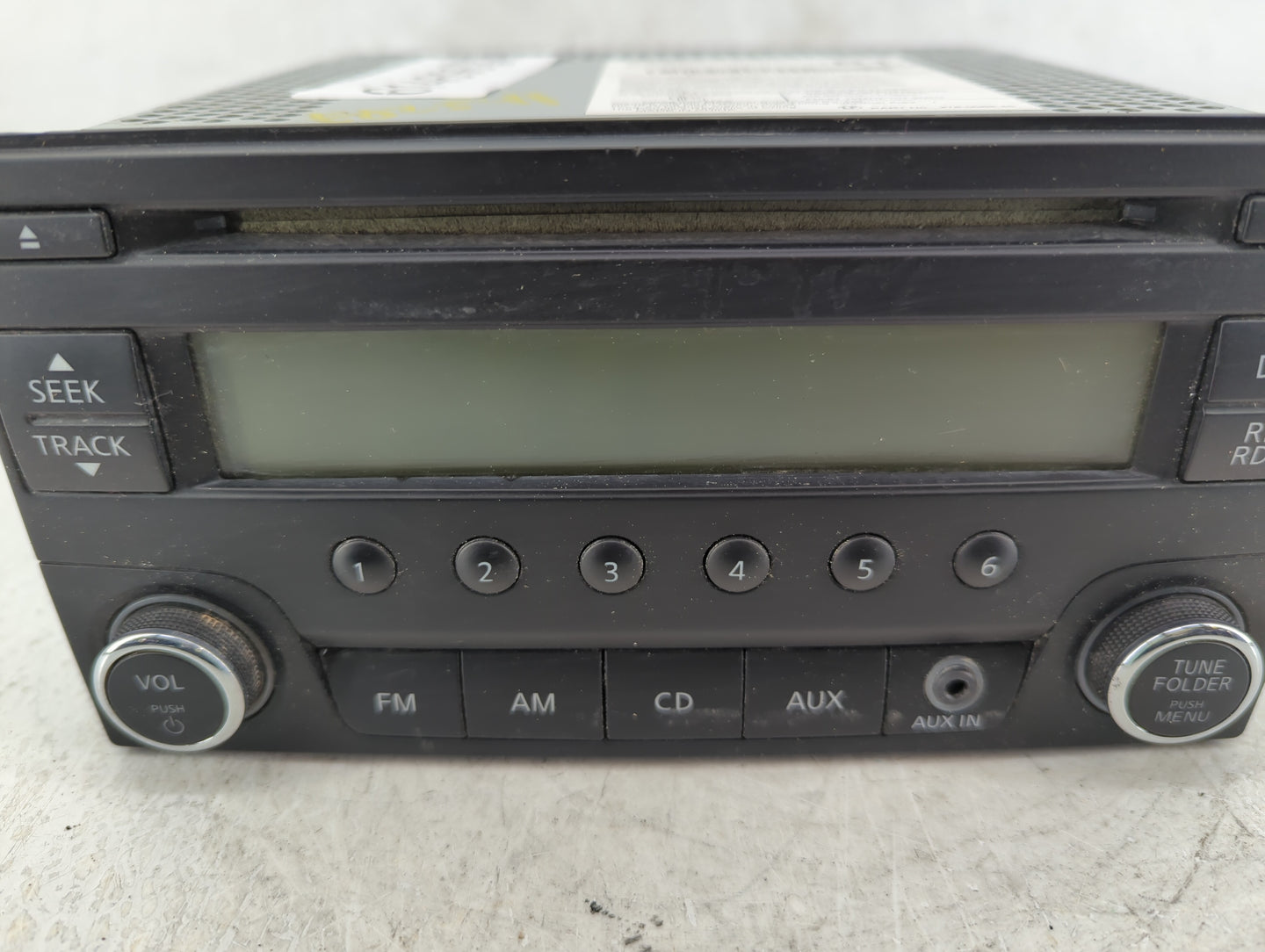 2013-2017 Nissan Quest Am Fm Cd Player Radio Receiver - Oemusedautoparts1.com