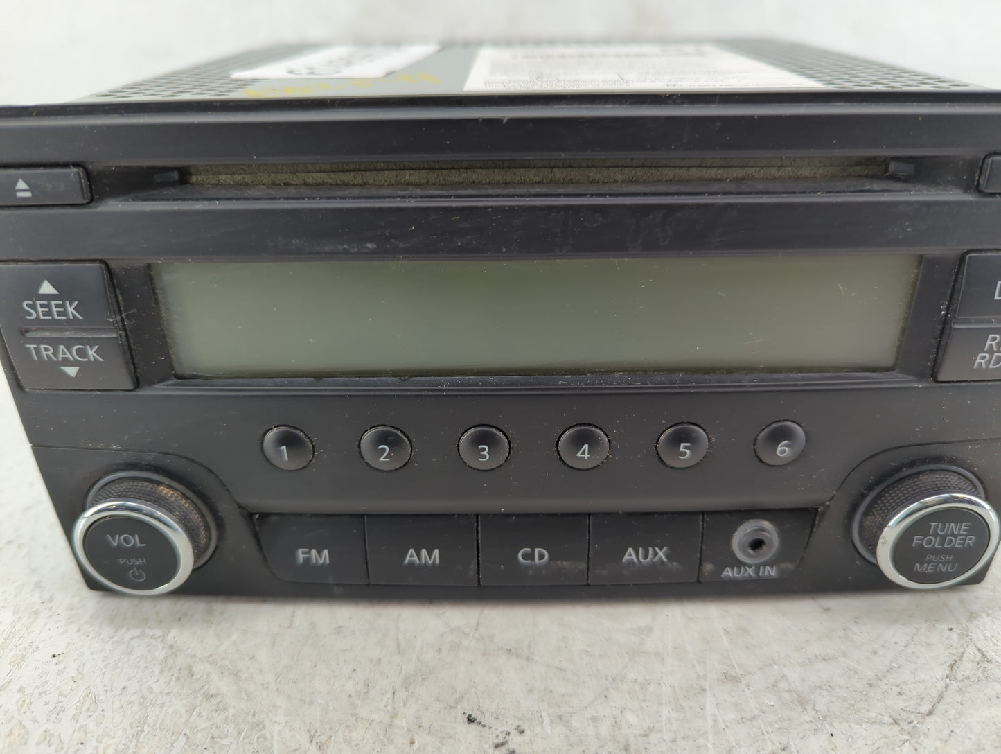 2013-2017 Nissan Quest Am Fm Cd Player Radio Receiver - Oemusedautoparts1.com