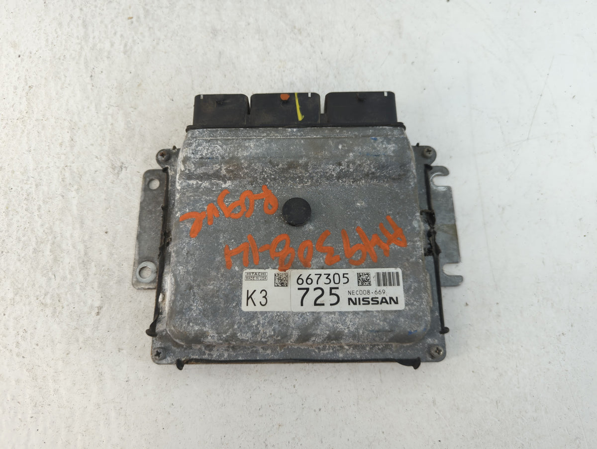 2014-2017 Nissan Rogue PCM Engine Control Computer ECU ECM PCU OEM P/N:NEC018-669 Fits 2014 2015 2016 2017 OEM Used Auto Par