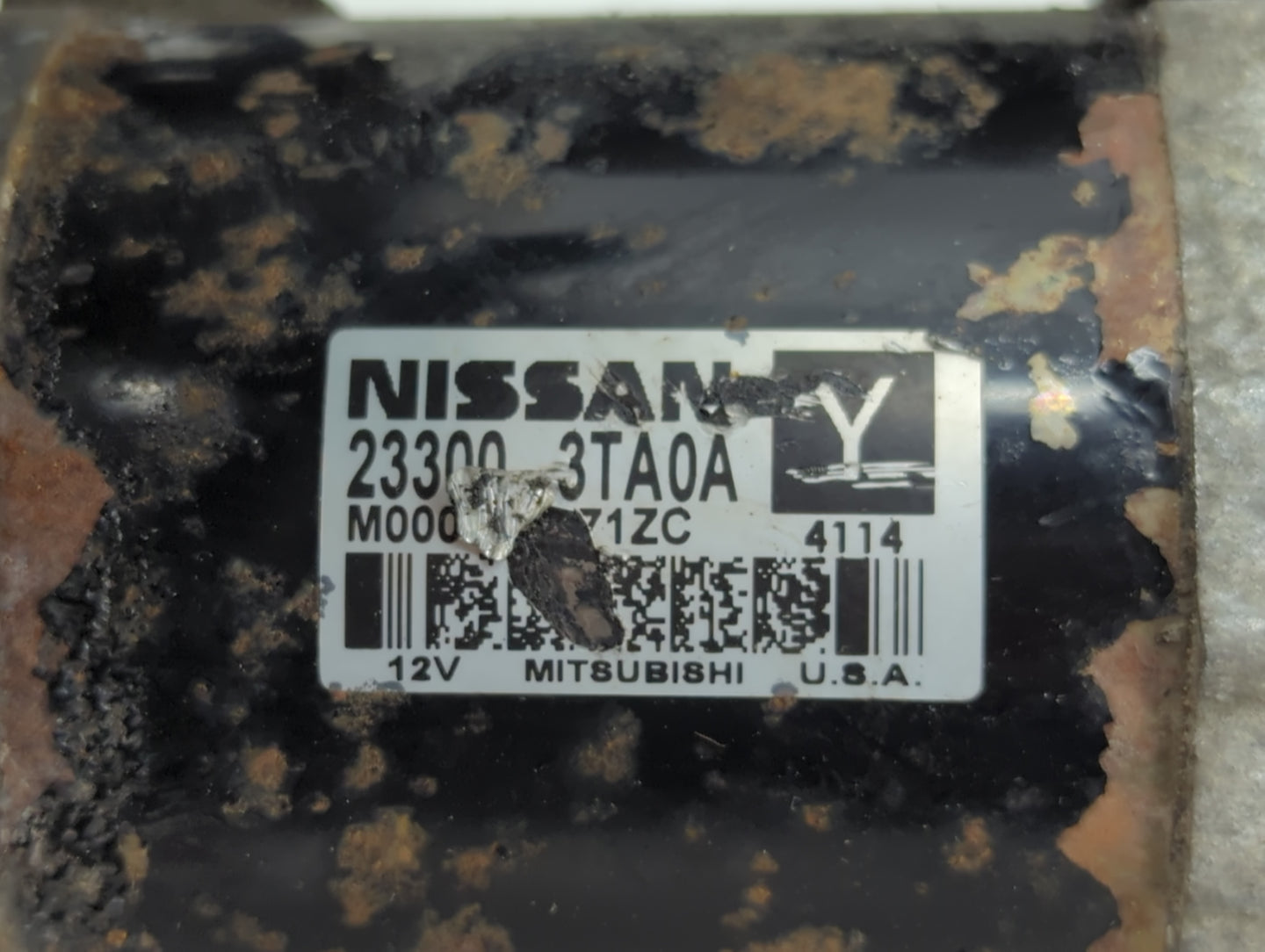 2014-2015 Nissan Rogue Car Starter Motor Solenoid OEM P/N:23300 3TA0A Fits Fits 2013 2014 2015 2016 2017 2018 OEM Used Auto 